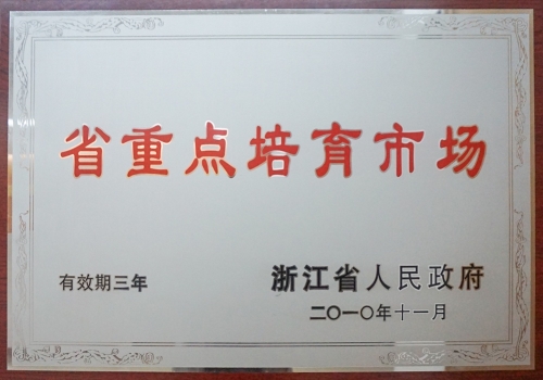 浙江省沉点造就市场